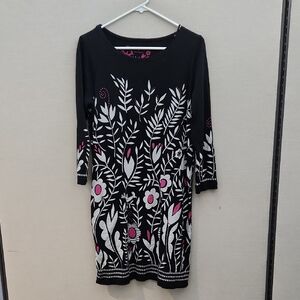 Gudrun Sjoden Floral Tunic/ Dress Size Small
